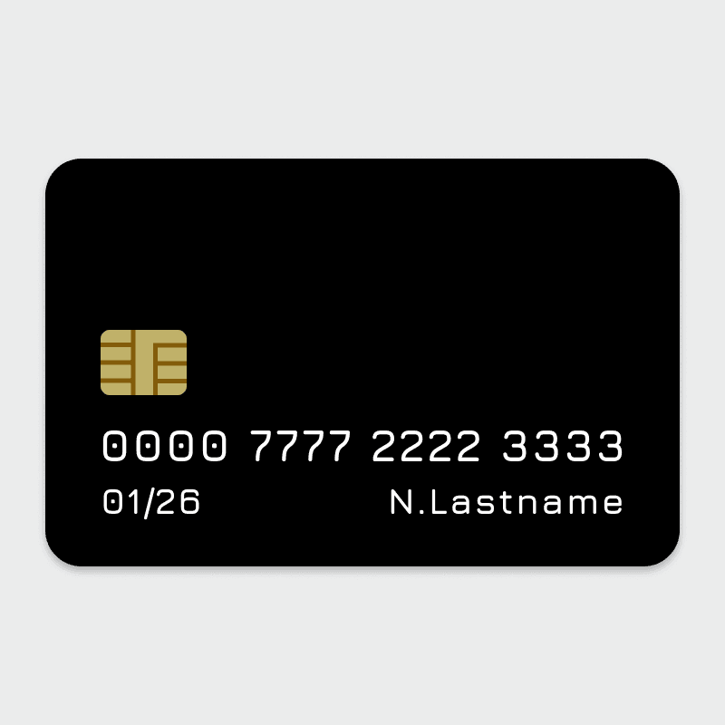 creditcard mockup